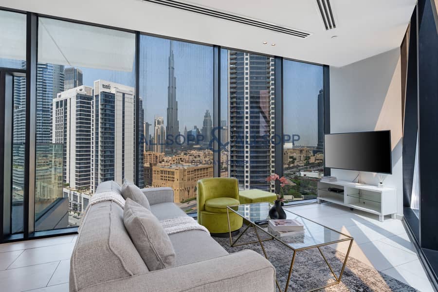 BURJ KHALIFA VIEW: 2 Bedroom Apartment in Marquise Square, Business Bay