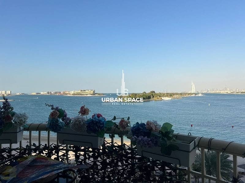 Sea & Burj Al Arab View : 2BR + Maid's Room