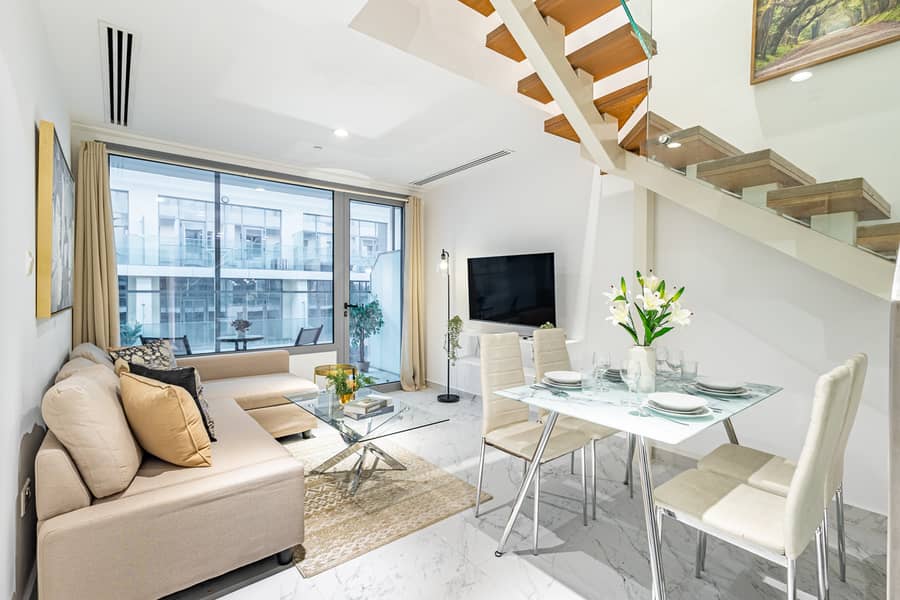 2BR Duplex Fully Furnished | Private Rooftop Jacuzzi | Utilities Included