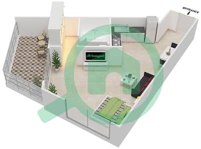 Confident Lancaster - Studio Apartments Unit 207 Floor plan