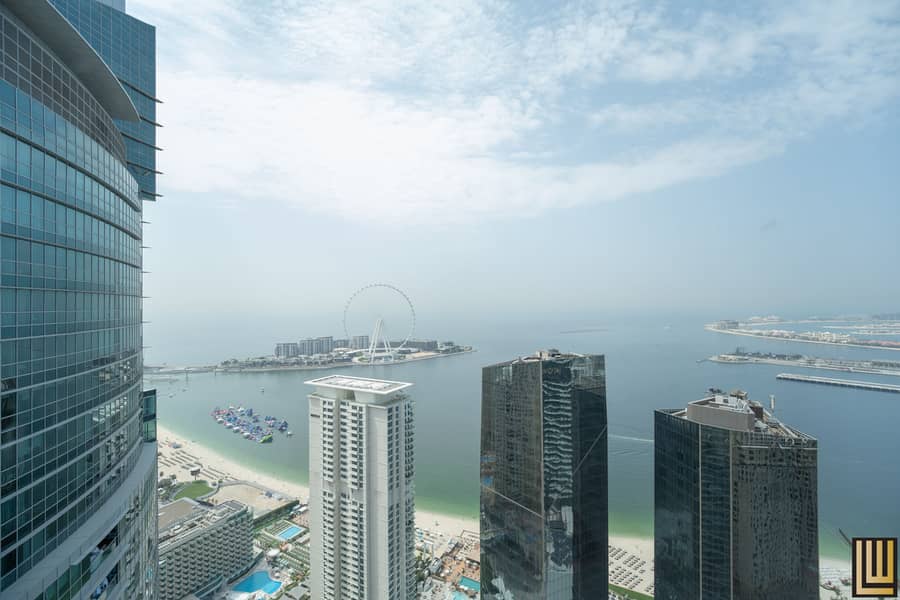 High Floor 3BR + Maid | Sea View | Spacious Layout | JBR