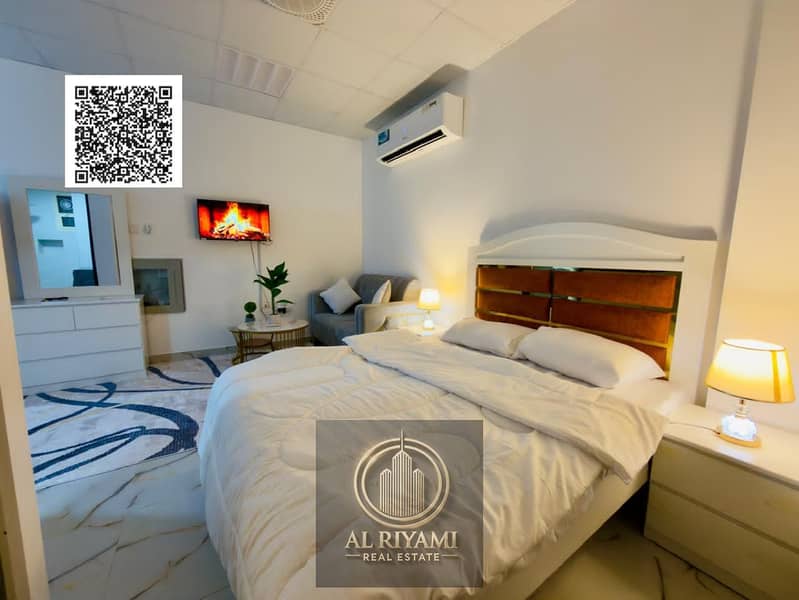 Studio Monthly Rent Furnished Rashidiya 3 Ajman