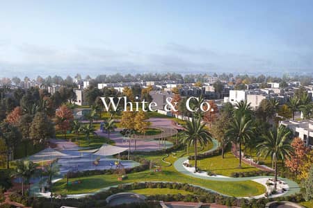 3 Bedroom Townhouse for Sale in Dubailand, Dubai - Single Row I Greenbelt | Vibrant On Trend
