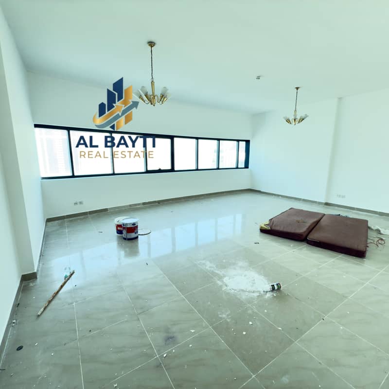 Very Specious 2BHK apartment with Maids room OpenView Big Hall Ready to move Family Building Parking Free 15 days Gym Swimming Pool Free Only 60k