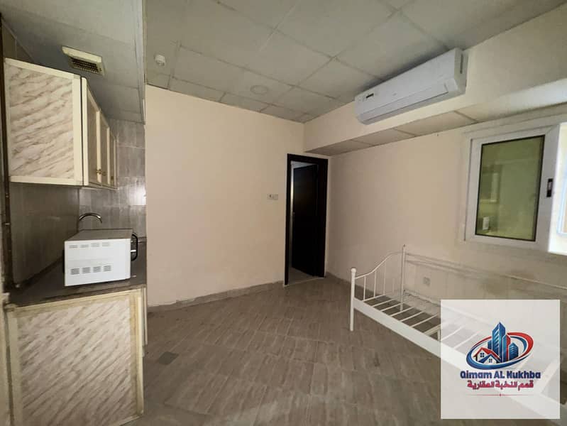 Sharjah Studio in Al Bu Tina – Behind Lulu & Discount Center, Practical Layout, Rent AED 16,000, 4 or 6 Cheques, Security Deposit