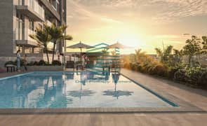 شقة مفروشة من 4 غرف نوم | فيردانا ريزيدنس 6 | الوصول إلى الشرفة والمسبح