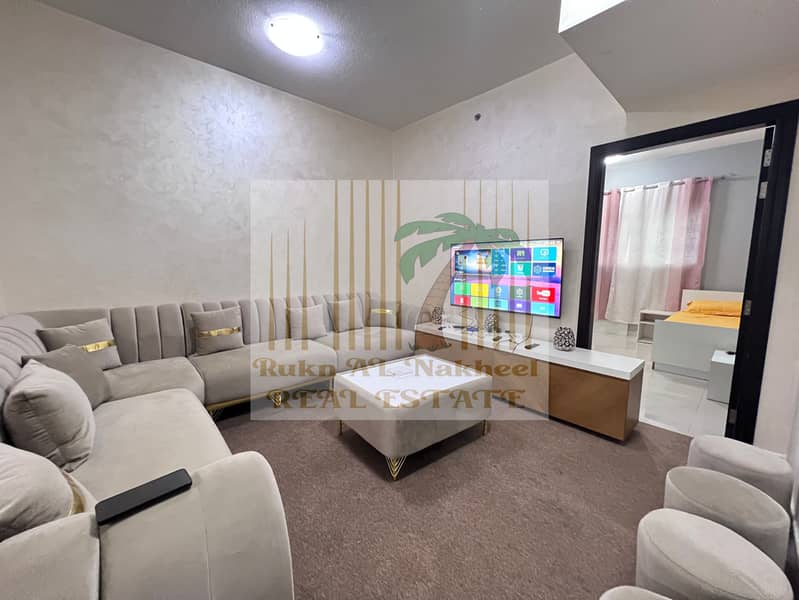 Cheapest | Fully furnished monthly 3bhk 2bath with balcony open view ready to move in good location for more details contact us