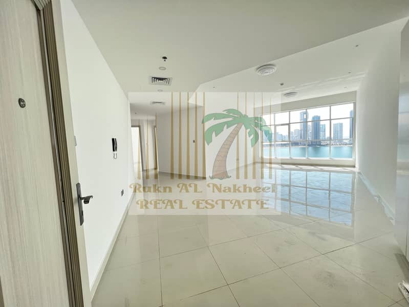 MOST LUXURIOUS | 3BHK | MASTER BEDROOM | GYM POOL AC & PARKING FREE near Cornish LIKE A NEW BUIDLING FOR more details & information contact us