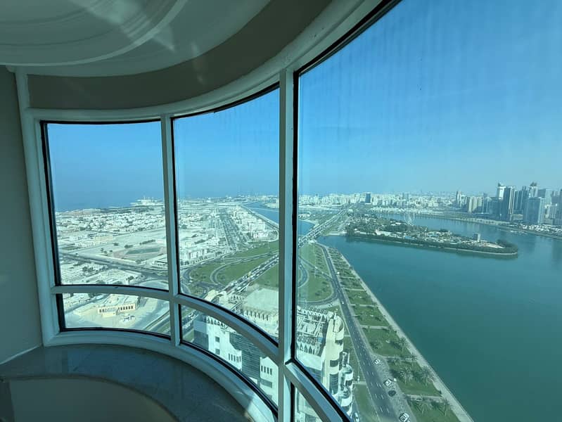 Luxury Three Bedroom Apartment with Spacious Living Hall, Amazing Sea View, Free AC and One Month Free in Al Majaz 3.