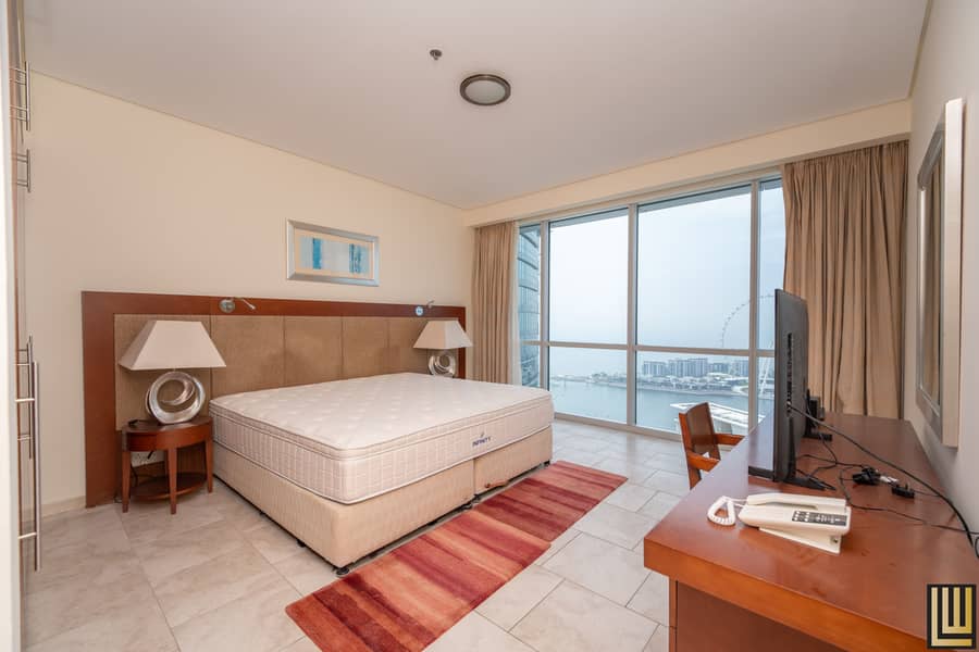 Furnished Spacious 4BR + Maid Room | High Floor | Sea View | JBR