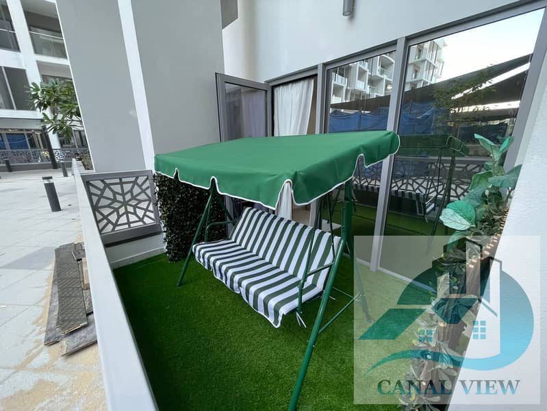 Fully Furnished 2BR | 12 Payments | Gym Pool | Balcony | Masdar City