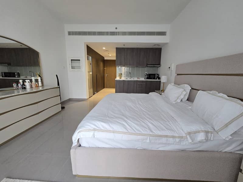Stunning Fully Furnished Studio with Balcony | AED 45,000 Yearly | Premium Living in Zahoor 2