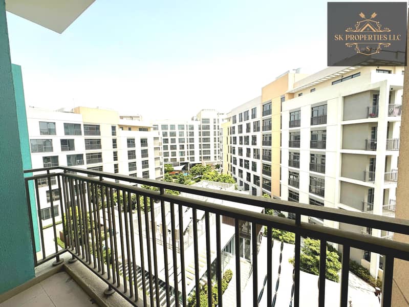 Spacious Elegance: Large Studio with Scenic Balcony in Uptown Al Zahia