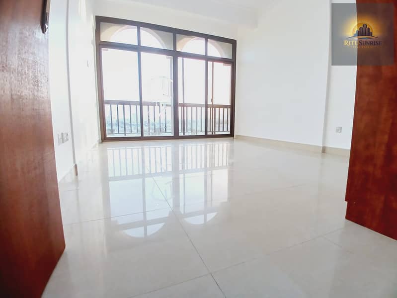 Big Size 2Bhk Apartment with Wadrobe 80k 4 Payment Central Ac At Near Al Wahda Mall Airport Road