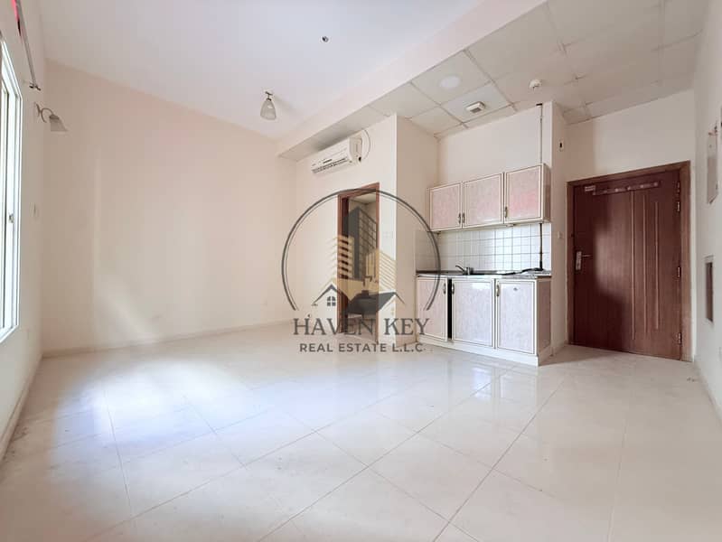 SPACIOUS STUDIO//NEAR GALAXY CITY SUPERMARKET// REASONABLE PRICE// EASY ACCESS TO DUBAI // FAMILY BUILDING // COME AND VISIT HOPE SO YOU LIKE IT .
