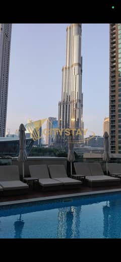 شقة مفروشة بغرفة نوم واحدة | الفصل الثاني | شرفة | إطلالة على وسط المدينة