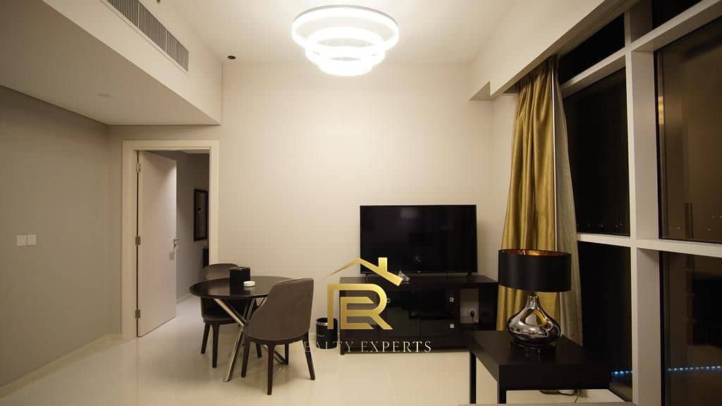 Furnished 1BR | Golf & Downtown View | Balcony | Artesia C, DAMAC Hills