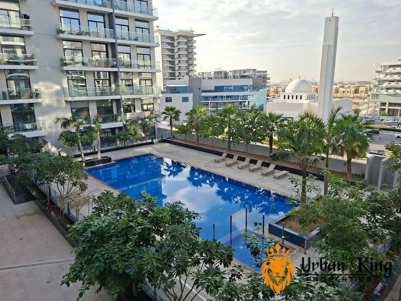 1 Bedroom Apartment | Burj Residence 3 Arjan | Balcony & Pool View