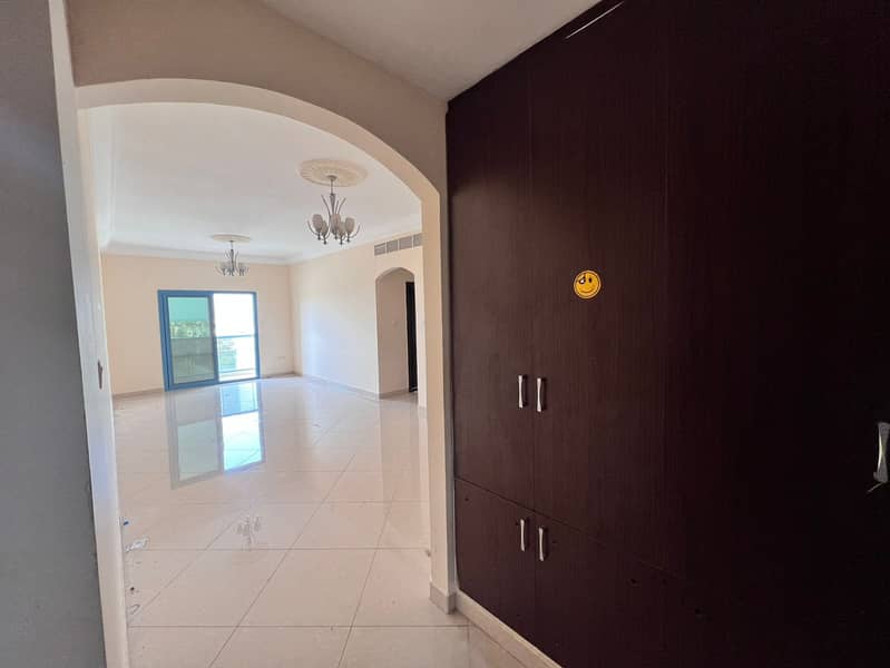 Free parking + year-round maintenance | Balcony, built-in wardrobes & storage | Open view | Prime location by Al Safya Park near Dubai exit