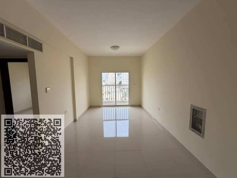 One-bedroom apartment for annual rent in Al Nuaimiya 3, Ajman, near Al Safeer Mall and opposite Sharjah.