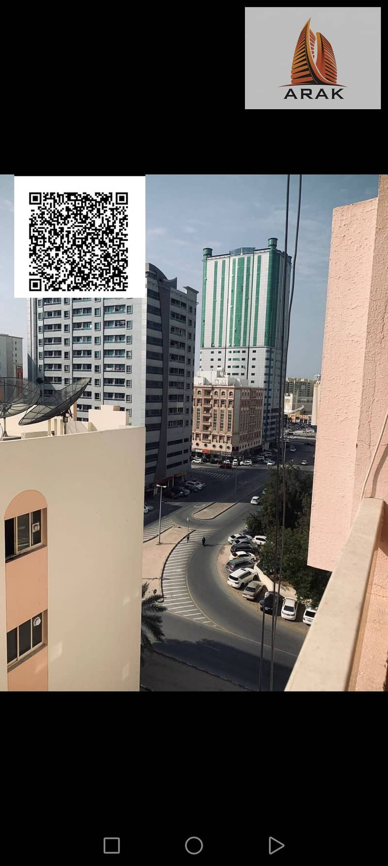 For annual rent in Ajman, Al Nuaimiya 2: One-bedroom apartment with a living room
