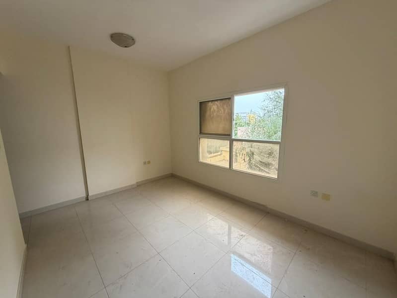 A distinctive studio apartment is available for annual rent in Al Nuaimiya 3, strategically located behind the Ambassador Hotel and opposite the Emira