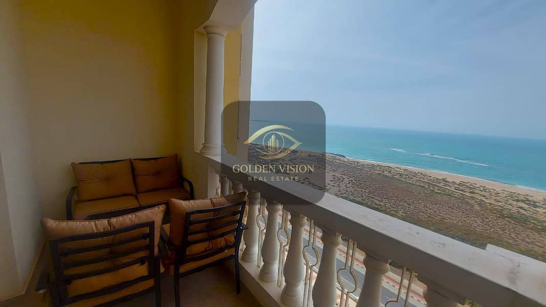 2BR Furnished Apartment | Panoramic Sea View | Royal Breeze Residences