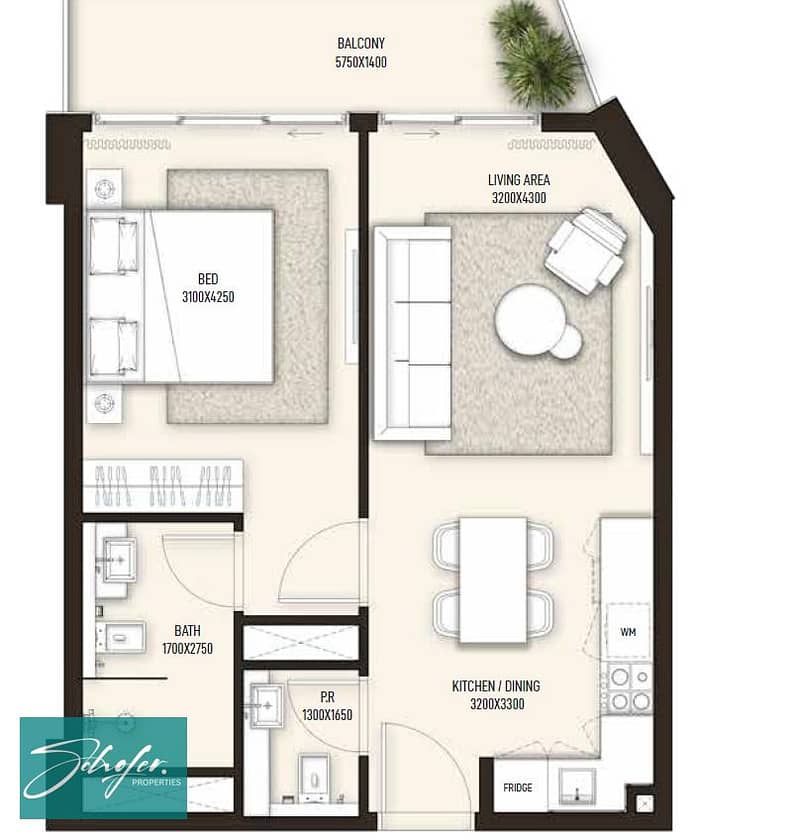 16 Grundriss 1 Bed 616. jpeg