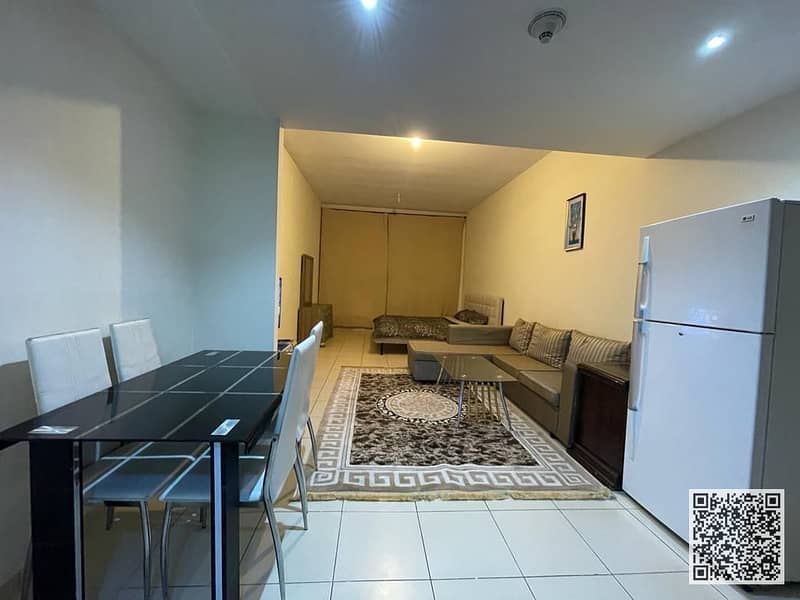 Fully Furnished Studio for Monthly Rent at Ajman One Towers – Al Rashidiya Live the luxury lifestyle in one of Ajman's most prestigious towers!