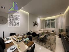 غرفتين وصالة فاخرة للبيع في عجمان مدينة الإمارات بدون فرش