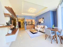 مفروش بالكامل | إطلالة على البحر | شاغر الآن