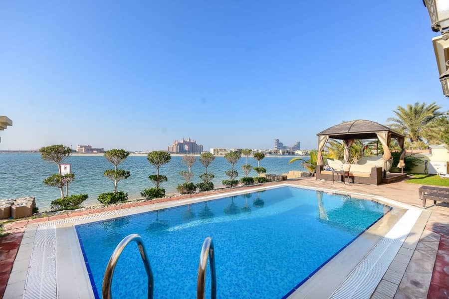 High No Open Sea 4BR villa pvt Swimming pool newly landscaped Garden Home Palm Jumeirah