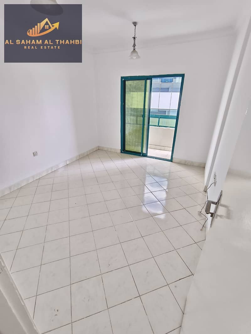 A wonderful one-bedroom apartment is available for rent in a prime location in Al Mamzar