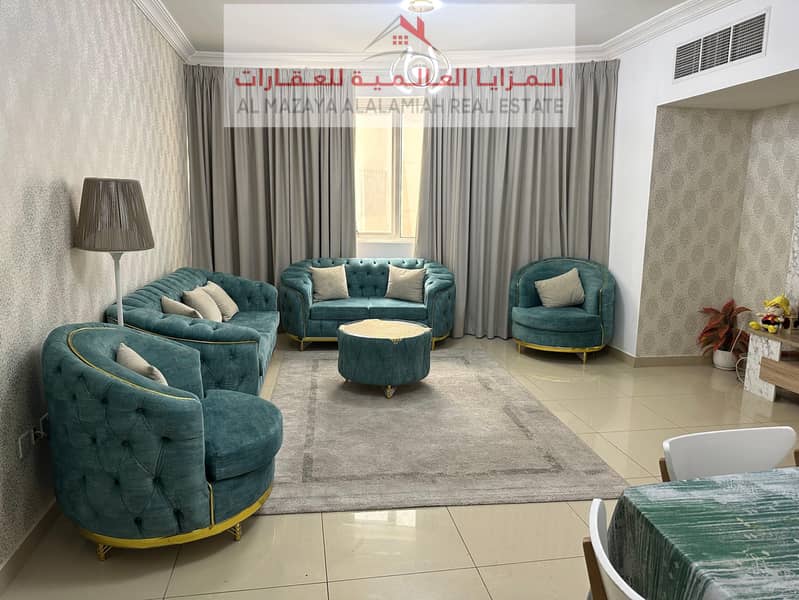Furnished 2BR - 2BTH - in Al Taawun | Near Dubai Exit