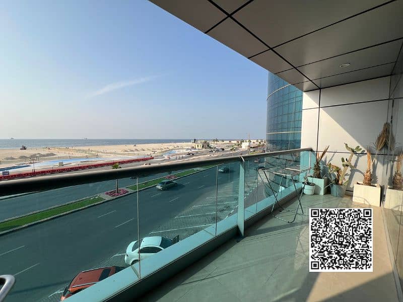 Luxury 1BHK for Rent in Ajman Corniche Residences | Full Sea View