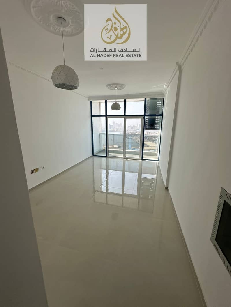 Annual rent in Ajman, Mushrif area, next to a medical testing center, opposite City Centre Ajman. The building is for families. It's a new apartment w