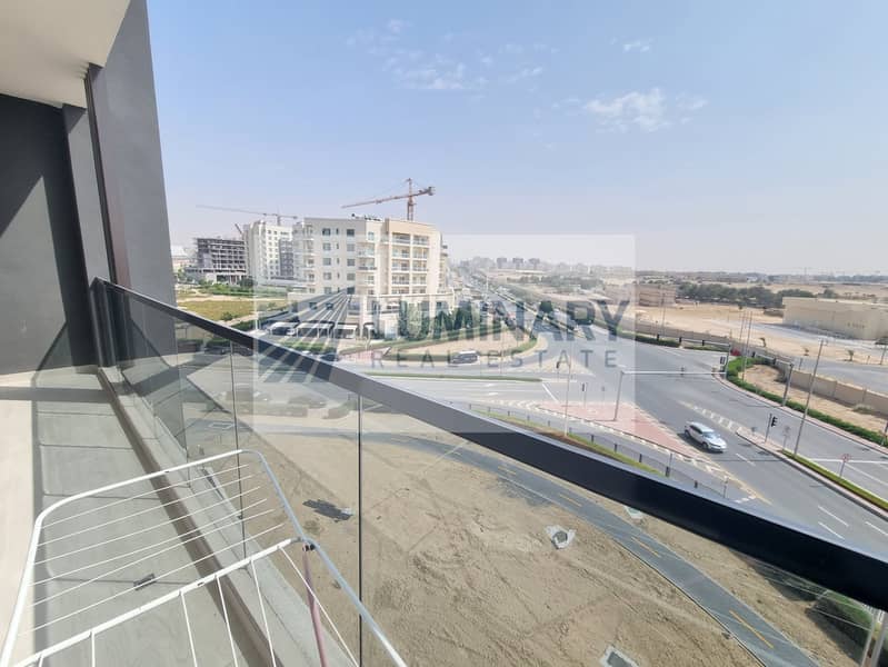 Big size open view 2 balconies wardrobes semi close kitchen