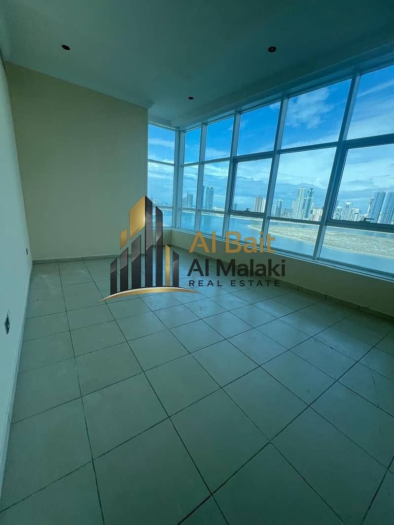 One bedrooms and a living room in Al Al Taawen with a balcony and open view