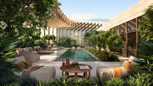 2 Cпальни Апартамент Продажа в Дубай Морской Город, Дубай - Sky Pool 2. jpg