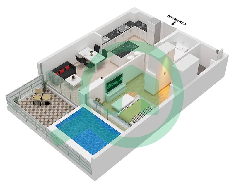 Unit 17 Floor 11
Unit 15 Floor 12
Unit 19 Floor 10
Unit 21 Floor 2,3,4,6,7,9 Samana Golf Views - 1 Bedroom Apartment Unit 15,17 FLOOR 2-4,6-1 Floor plan Unit 17 Floor 11
Unit 15 Floor 12
Unit 19 Floor 10
Unit 21 Floor 2,3,4,6,7,9 interactive3D