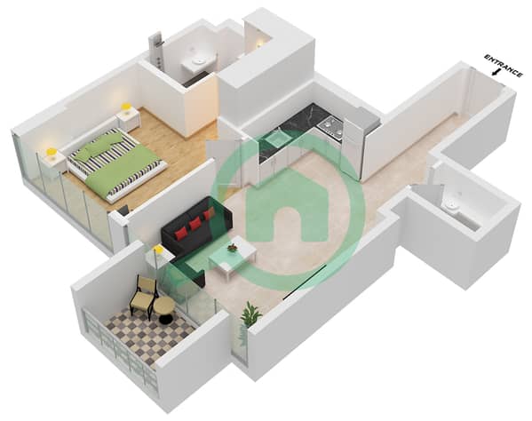 Type B Unit 3 Floor 5-15,21-28,30,31 Type B Unit 3 Floor 5-15,21-28,30,31