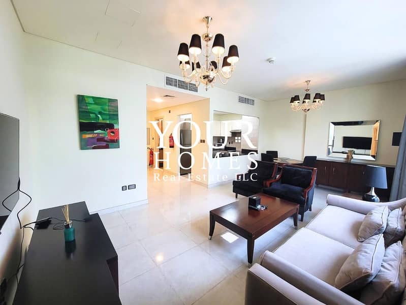 Fully Furnished 1 Bedroom | High Floor | Lake View