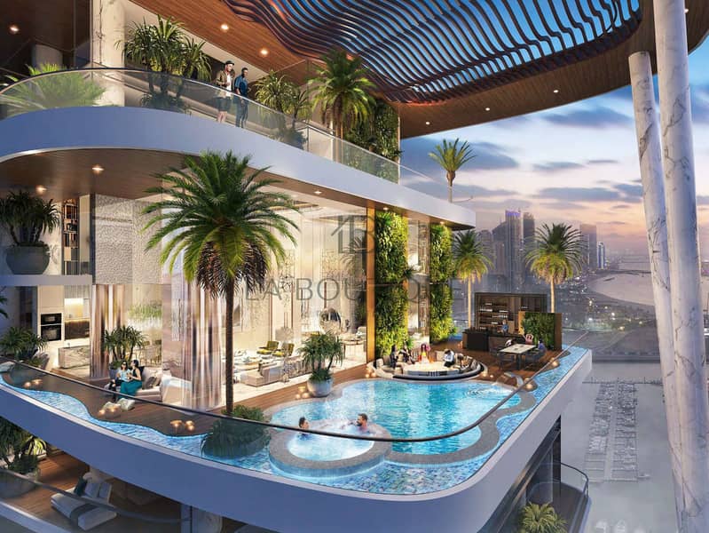 Wohnung in Dubai Harbour,DAMAC Bay by Cavalli,DAMAC Bay Tower A, 3 schlafzimmer, 9633000 AED - 14637465 Wohnung in Dubai Harbour,DAMAC Bay by Cavalli,DAMAC Bay Tower A, 3 schlafzimmer, 9633000 AED - 14637465
