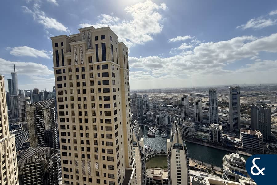 Furnished | High floor | Marina views