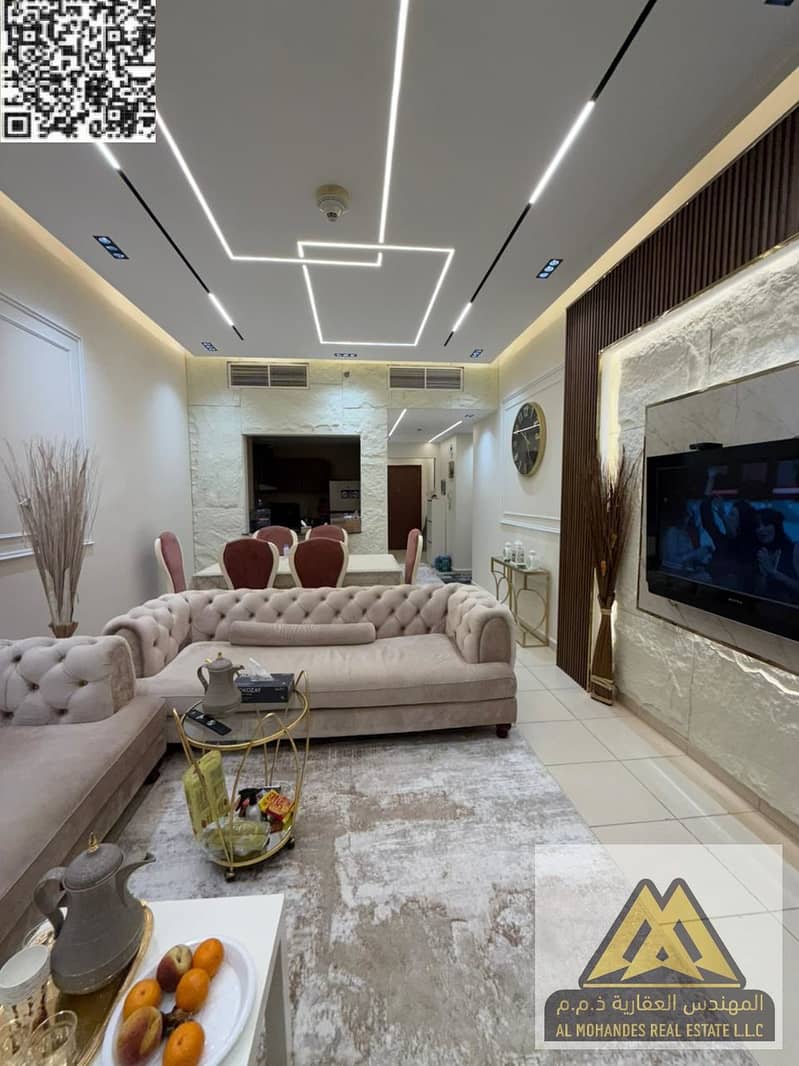 2 Bedrooms and Living Room 3 Bathrooms Balcony Free Parking Fully furnished Central Air Conditioning Ready to move in