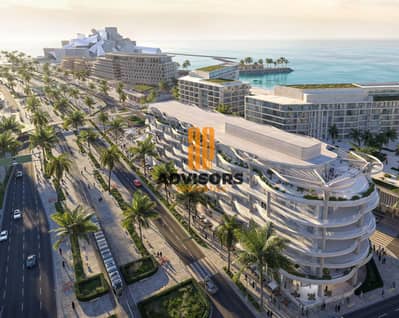1 Bedroom Flat for Sale in Saadiyat Island, Abu Dhabi - Mamsha-Palm-Aldar-Properties-Al-Saadiyat-Island-Abu-Dhabi-UAE-Aerial-View (1). jpg