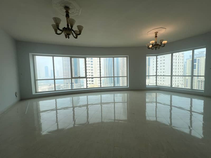 2BR Apartment with Panoramic View, Free AC, Gym & Pool Opposite Al Qasba Canal, Al Majaz 3 Near Dubai Exit