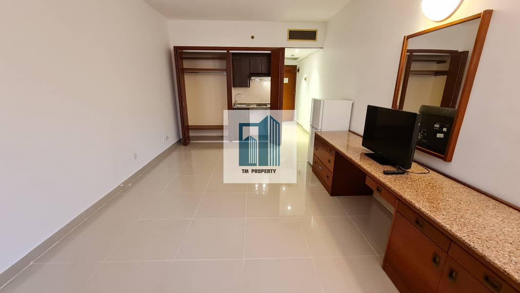 Studio apartment Available 4500 Aed fully furnish monthly payment all furniture brand new