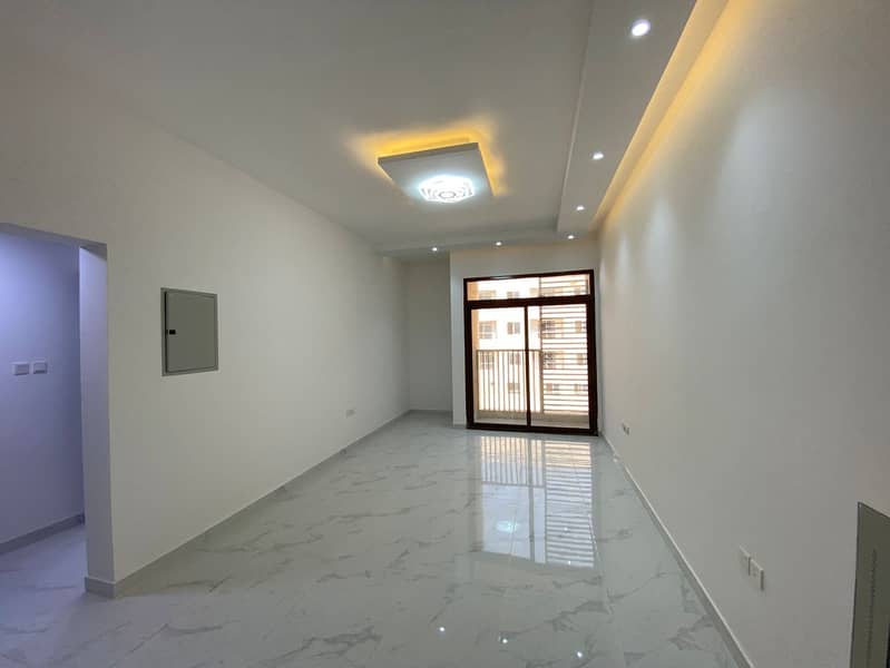 A great opportunity for annual rent in Al Muwaihat 3, Ajman. A one-bedroom apartment, second occupancy, located next to Ajman Academy in a vibrant and