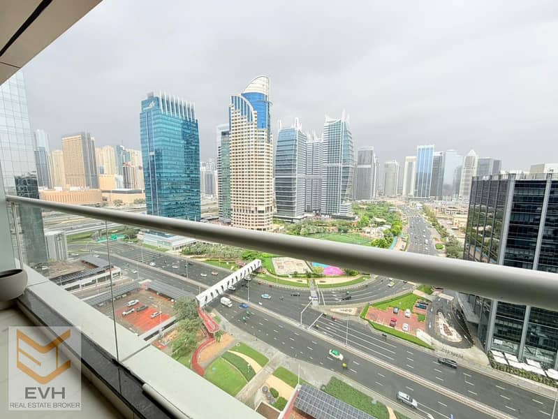 Studio Apartment | Dubai Arch Tower | Balcony | Downtown & Water View